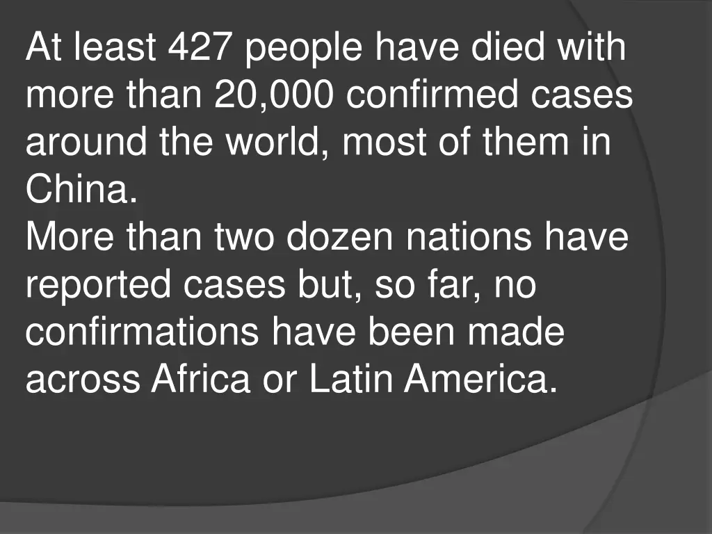 at least 427 people have died with more than