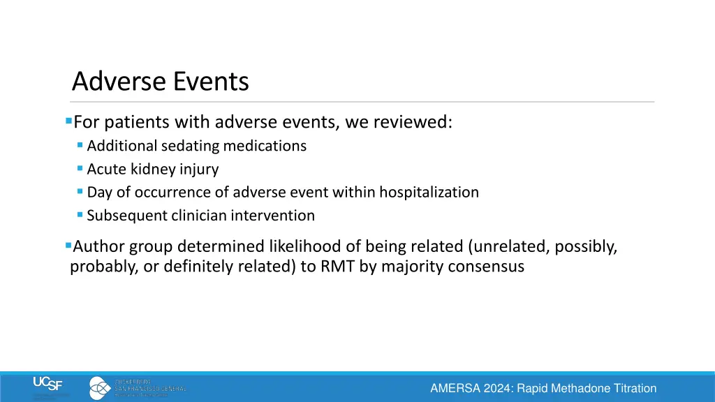 adverse events
