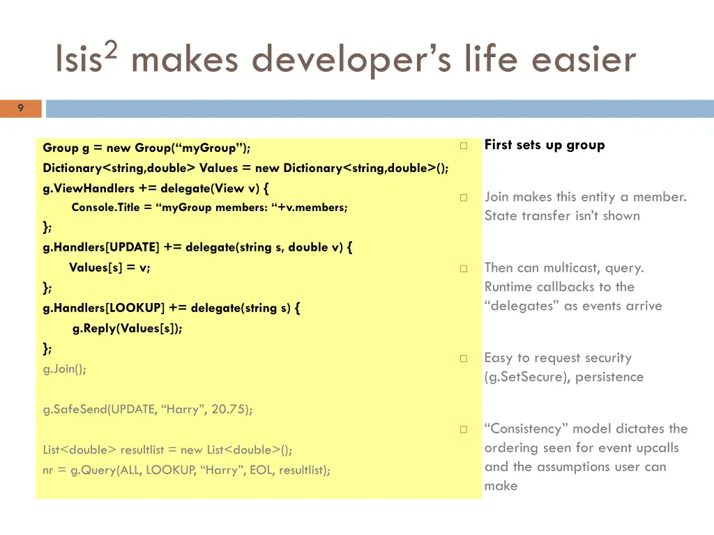 isis 2 makes developer s life easier 2