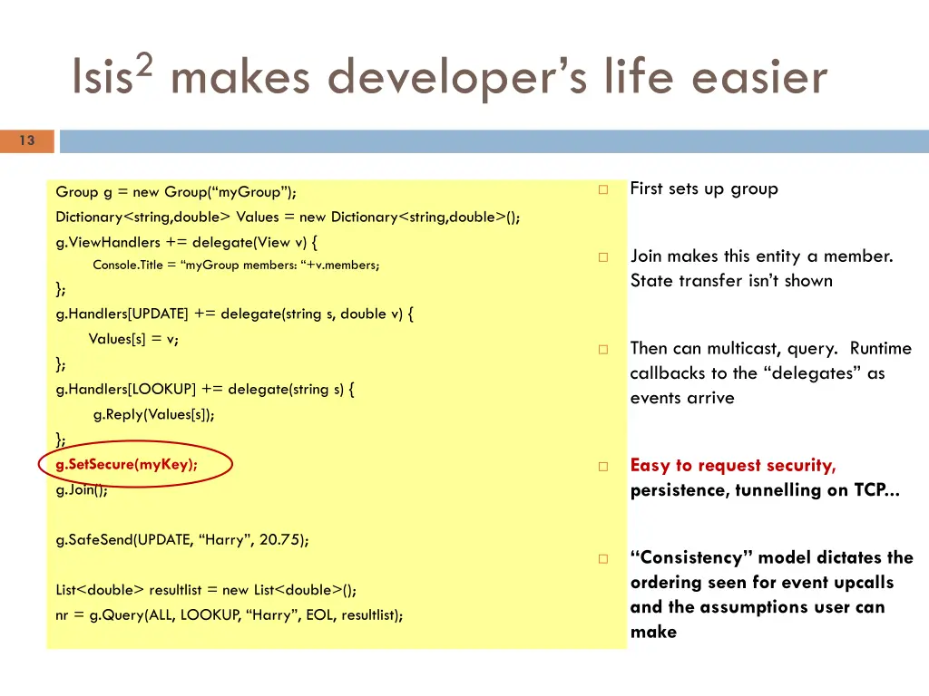 isis 2 makes developer s life easier 6