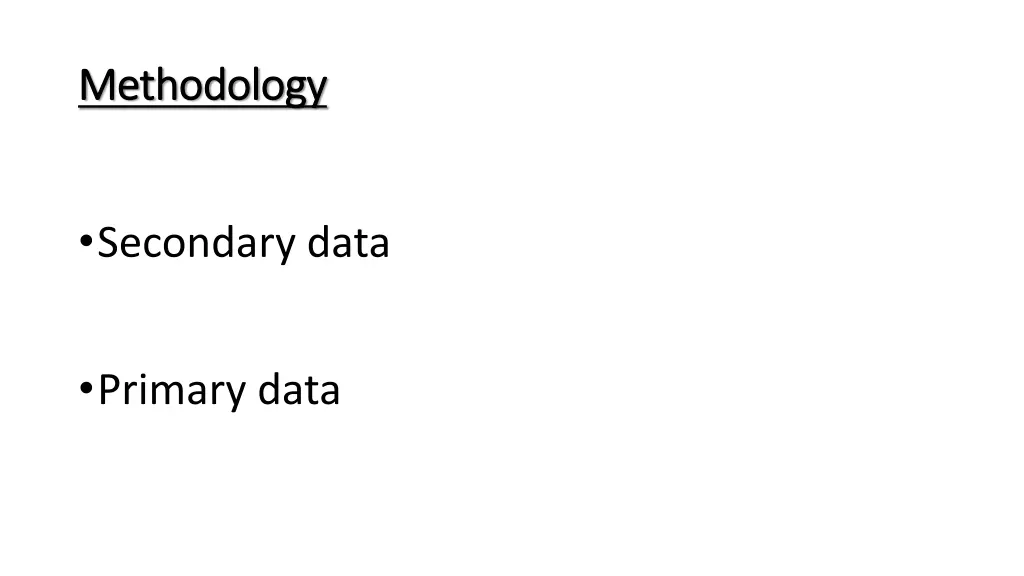 methodology methodology