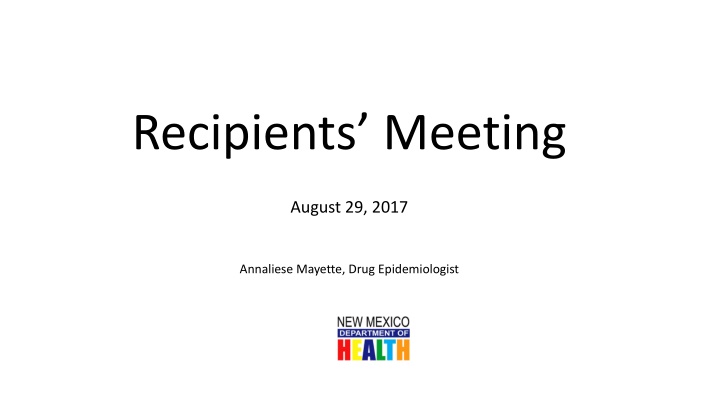 recipients meeting