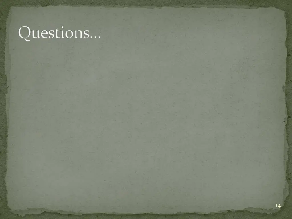 questions