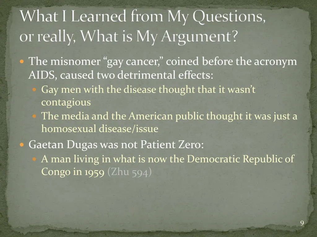 what i learned from my questions or really what 1