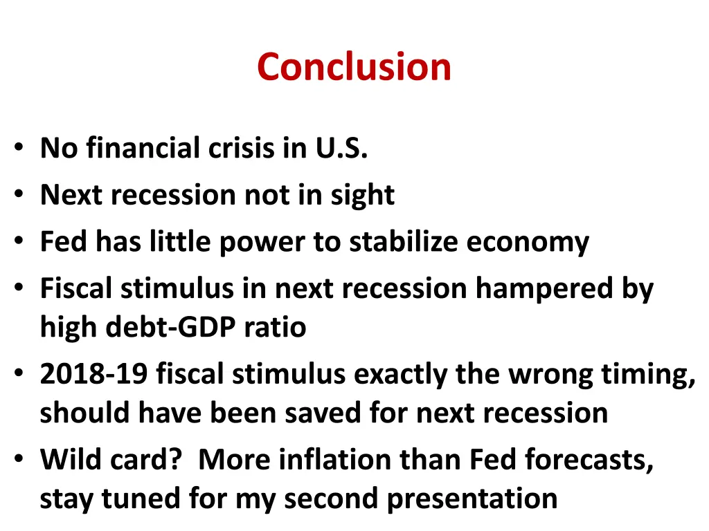 conclusion