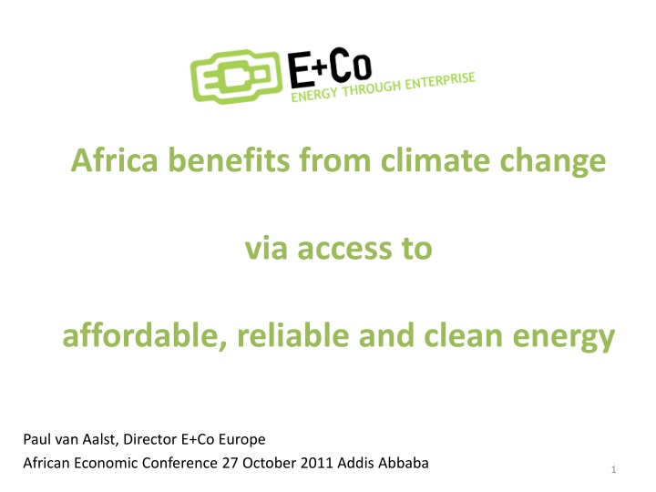 africa benefits from climate change