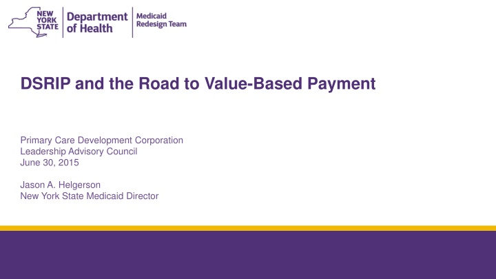 dsrip and the road to value based payment