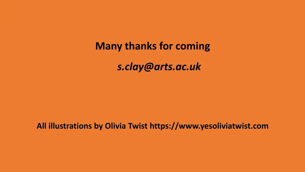 many thanks for coming