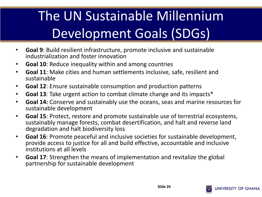 the un sustainable millennium development goals 1