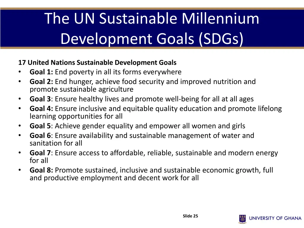 the un sustainable millennium development goals