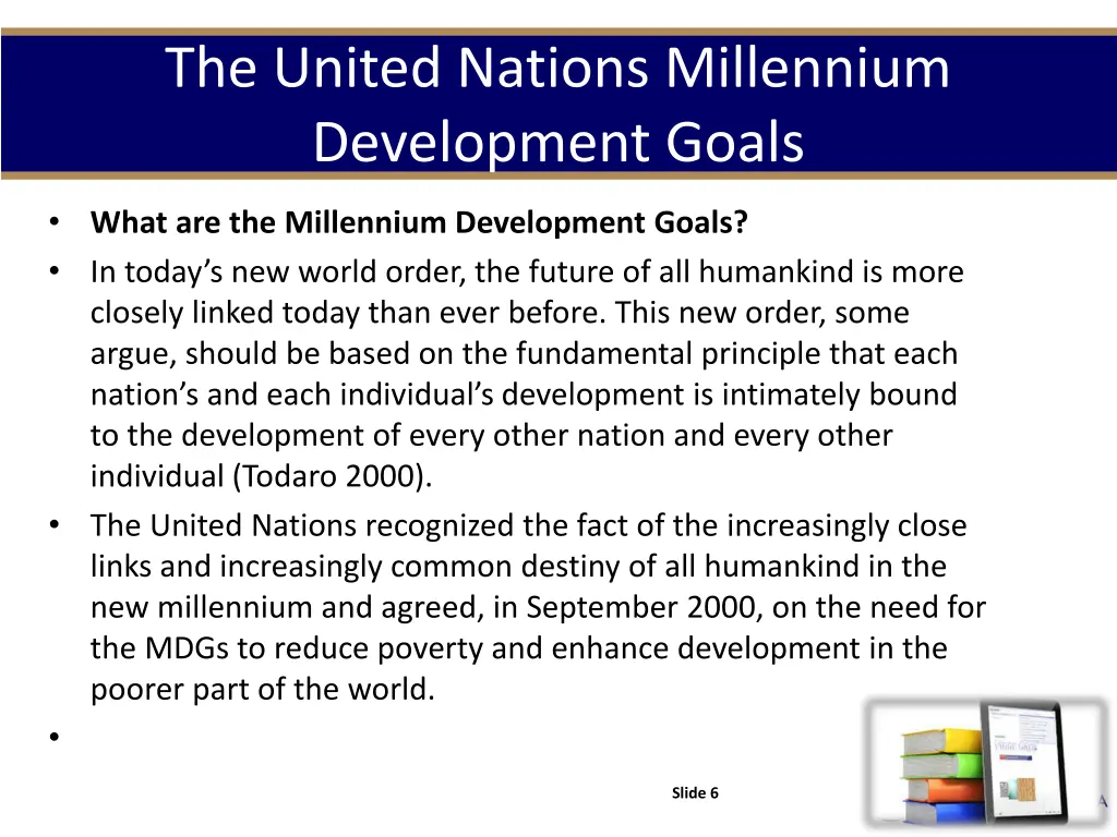 the united nations millennium development goals