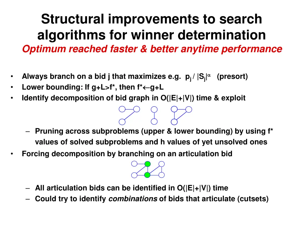 structural improvements to search algorithms