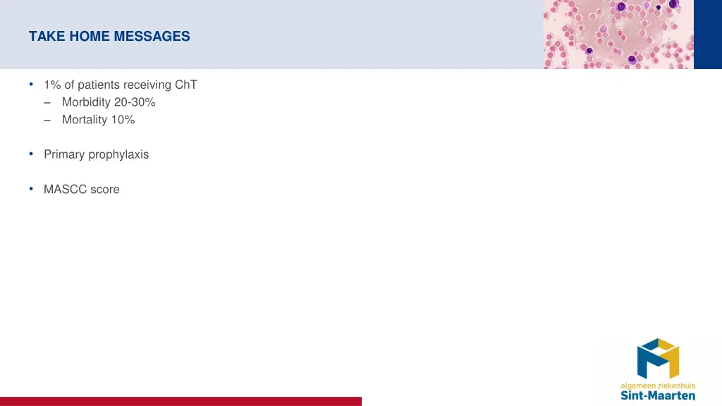 take home messages