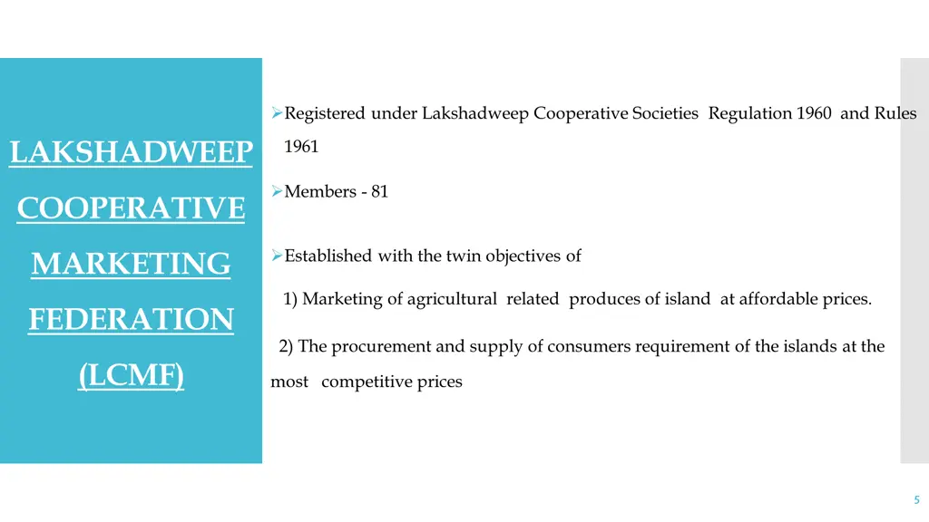 registered under lakshadweep cooperative