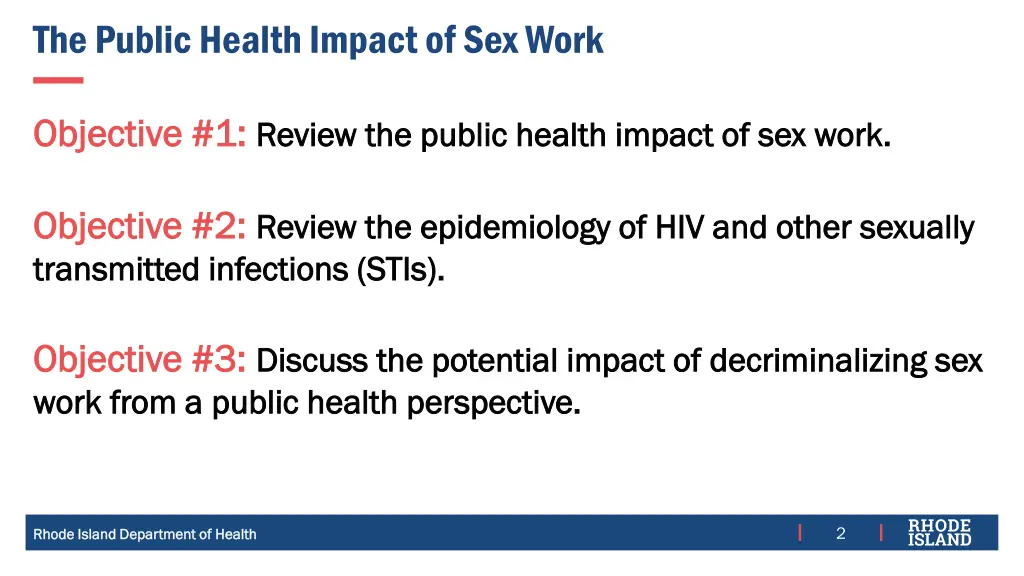 the public health impact of sex work