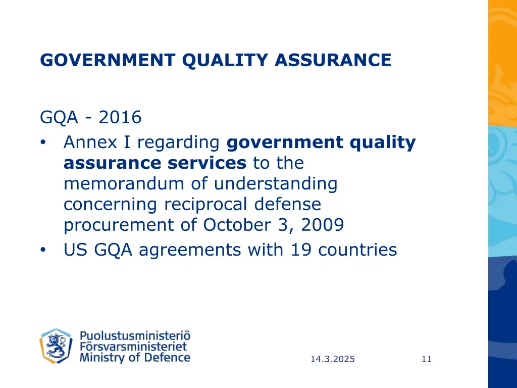government quality assurance