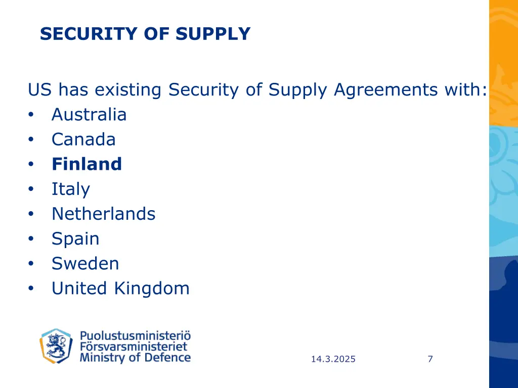 security of supply 1