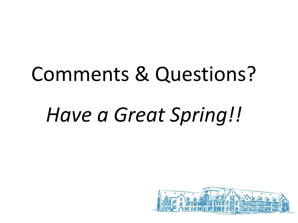 comments questions