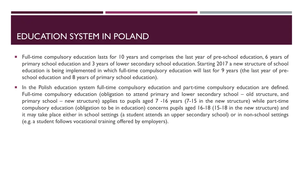 education system in poland