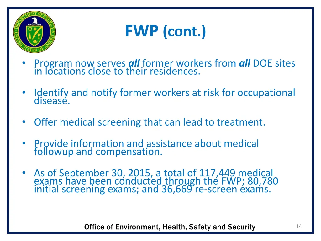 fwp cont