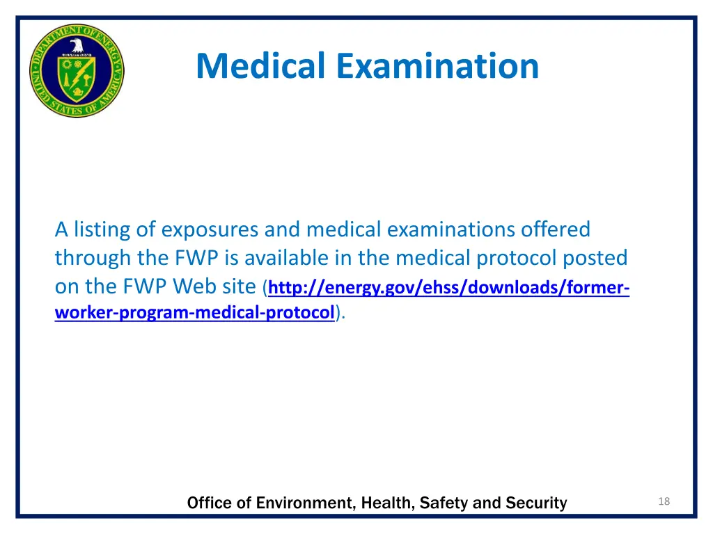 medical examination
