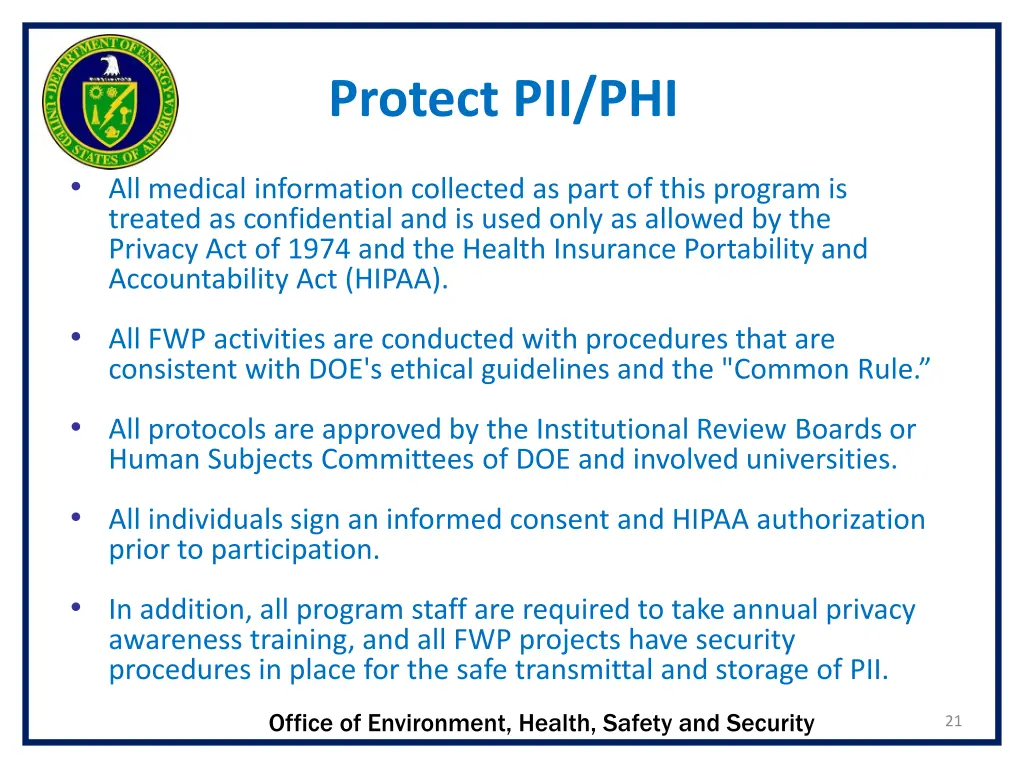 protect pii phi