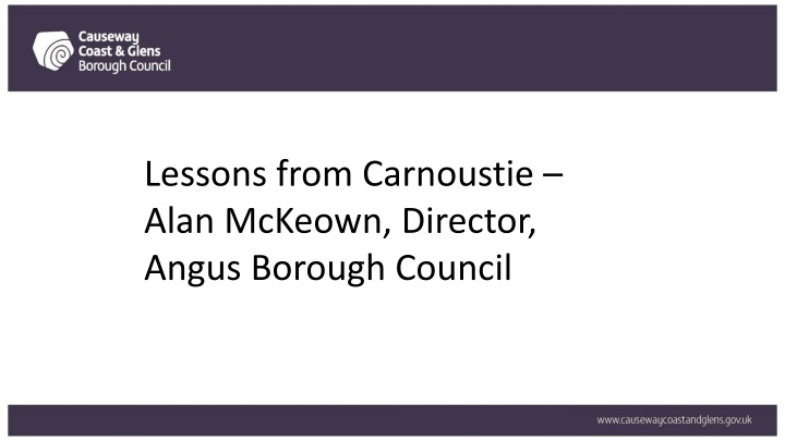 lessons from carnoustie alan mckeown director