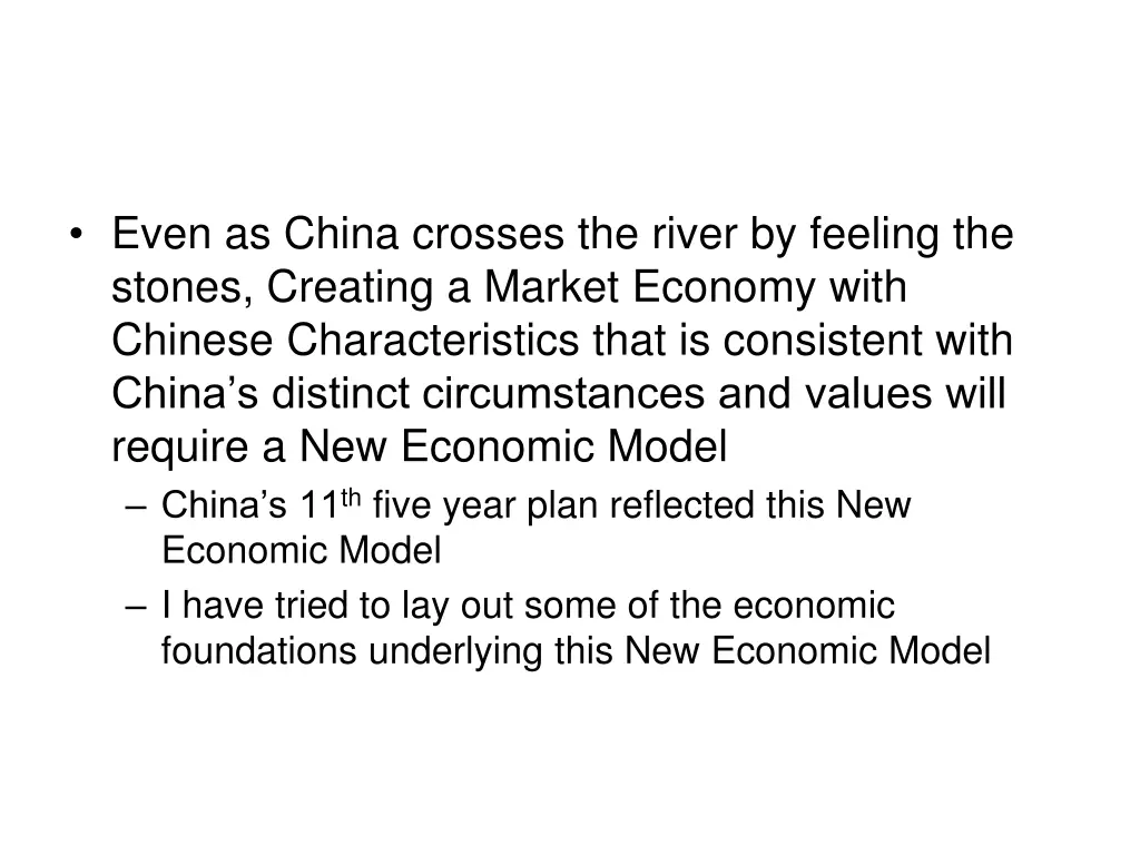 even as china crosses the river by feeling