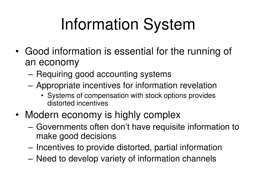 information system