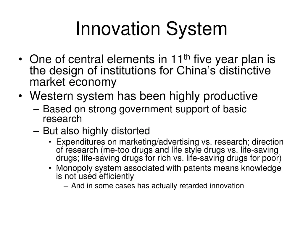 innovation system