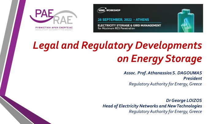 legal and regulatory developments on energy