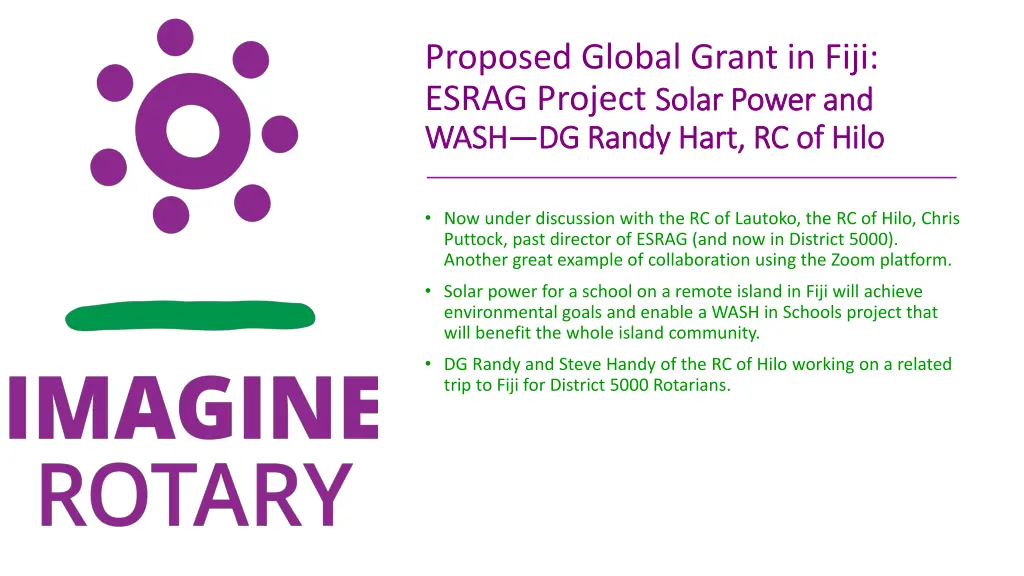 proposed global grant in fiji esrag project solar