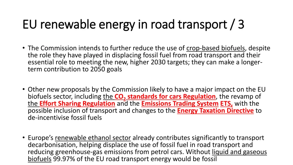 eu renewable energy in road transport 1