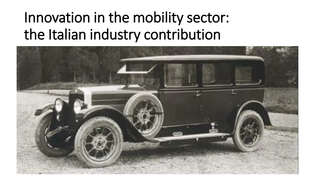 innovation innovation in the mobility sector