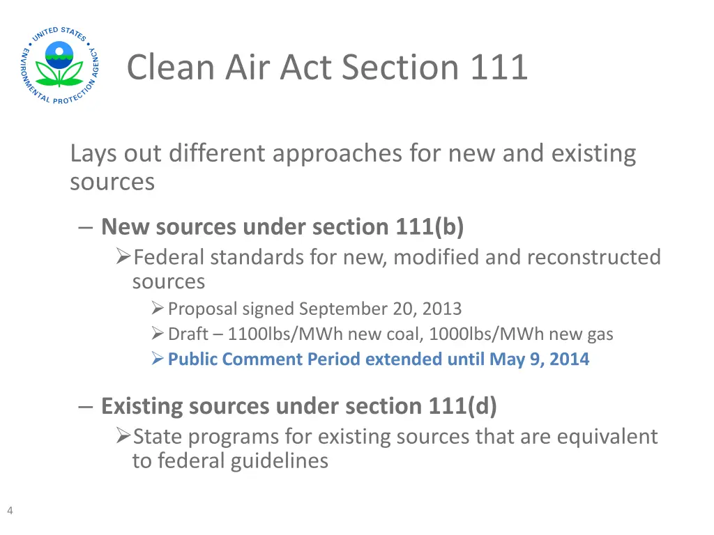 clean air act section 111