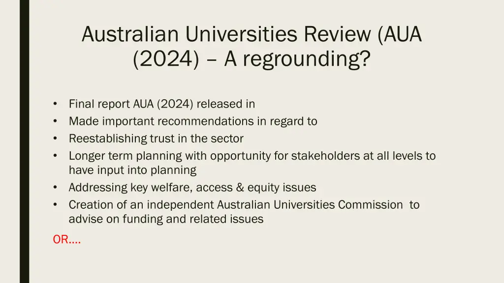 australian universities review aua 2024