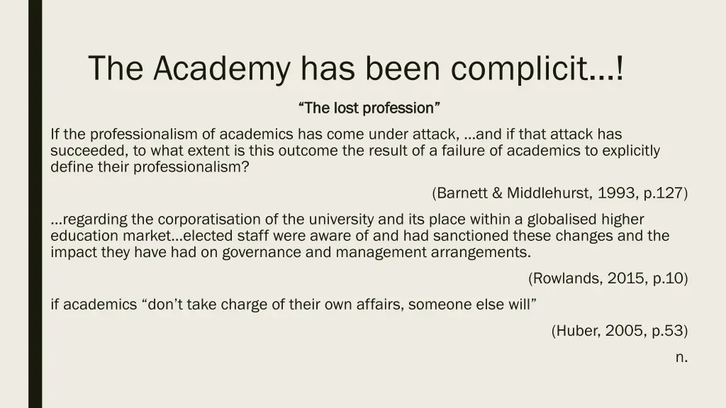 the academy has been complicit