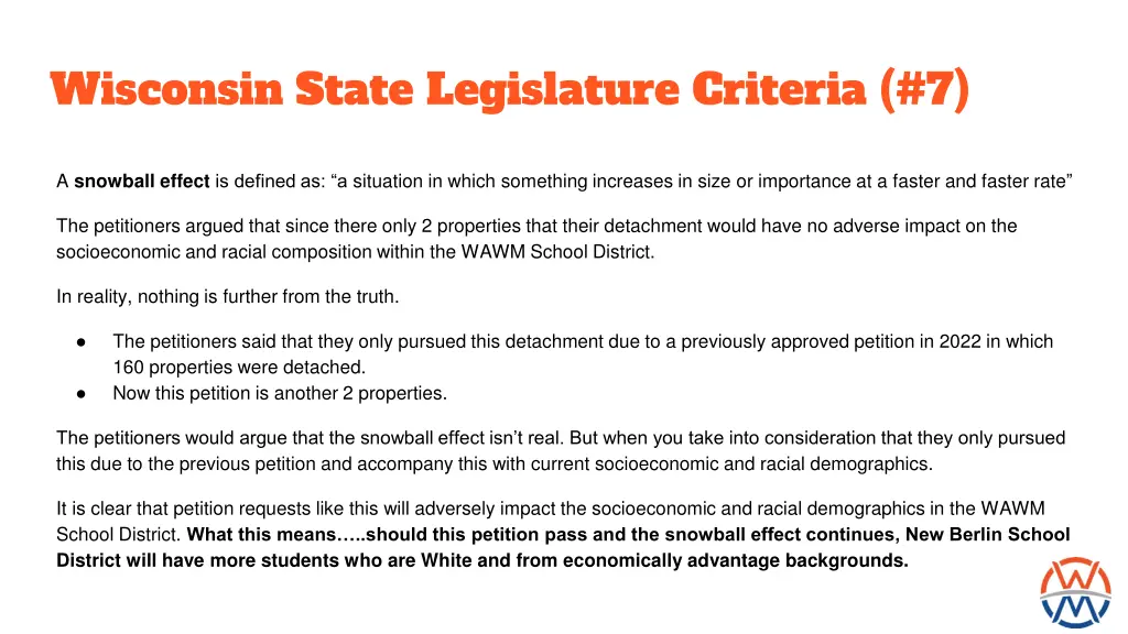 wisconsin state legislature criteria 7 1