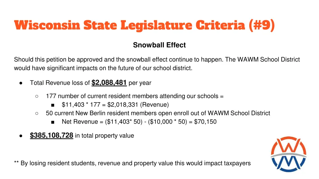 wisconsin state legislature criteria 9 2