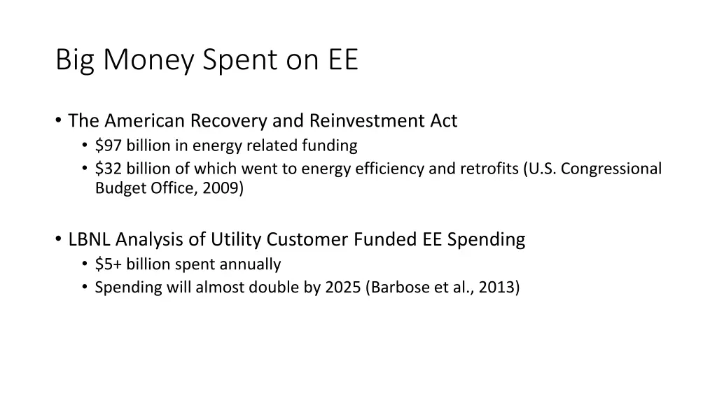 big money spent on ee