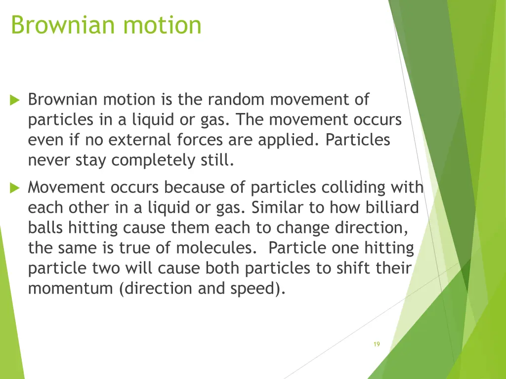 brownian motion