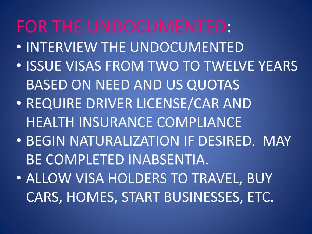 for the undocumented interview the undocumented