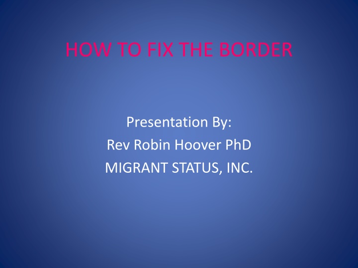 how to fix the border