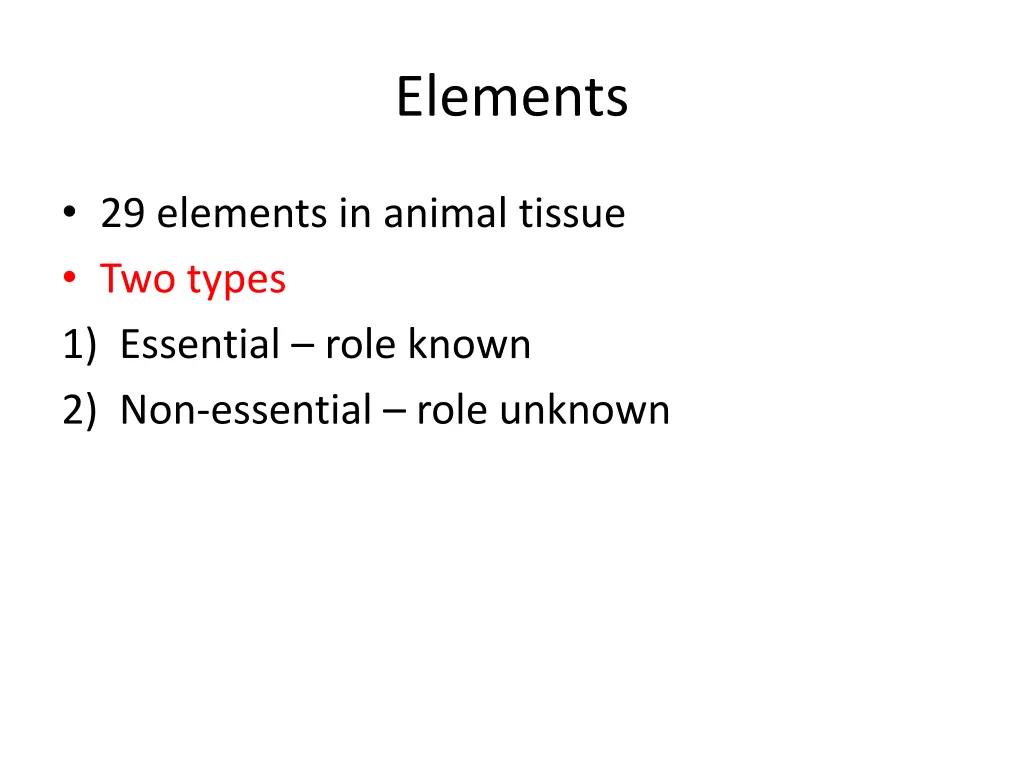 elements