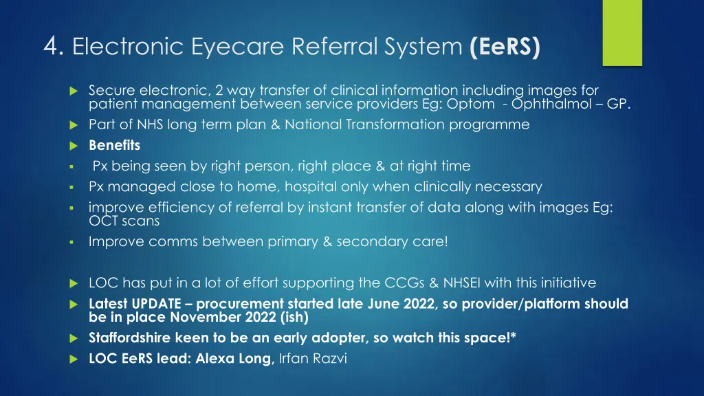 4 electronic eyecare referral system eers