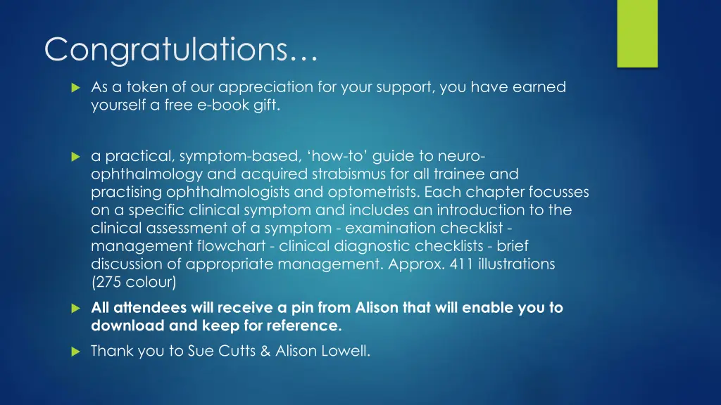 congratulations