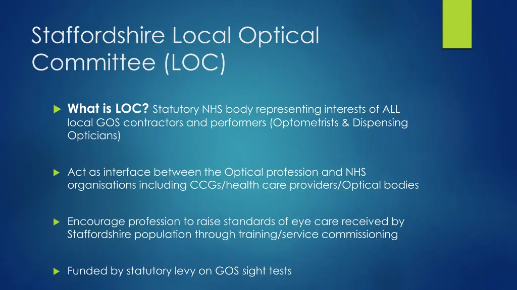 staffordshire local optical committee loc