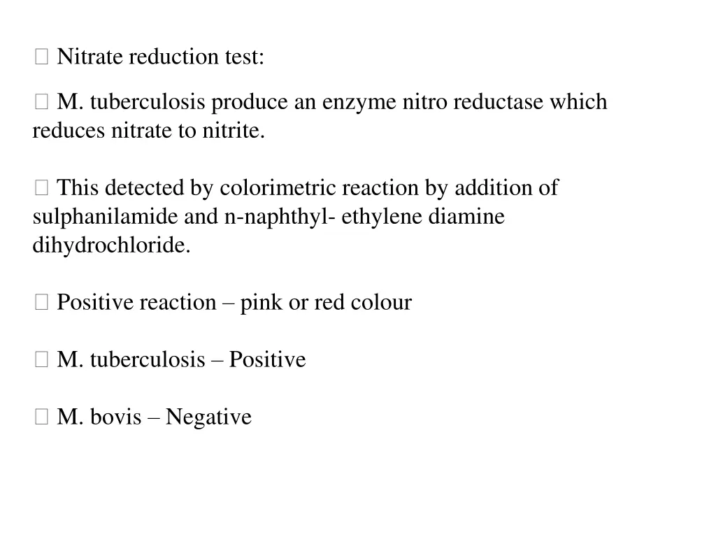 nitrate reduction test
