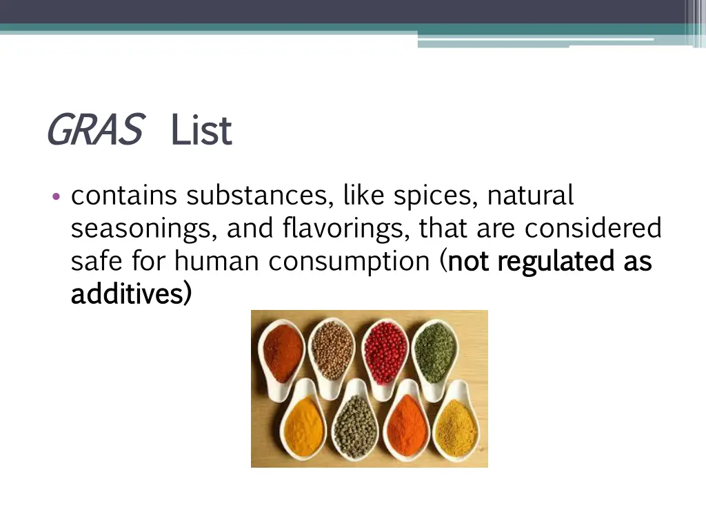 gras gras list