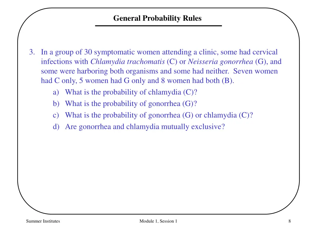 general probability rules 1